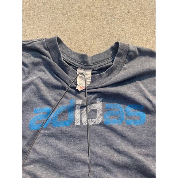 Adidas 90’s Graphic Tee Shirt Heavyweight Grey - Picture 6 of 6